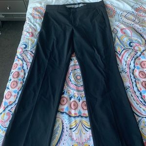 Black Logan Trouser fit washable wool blend pant